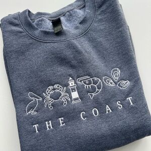 The Coast - embroidered crewneck - Women’s Size M
